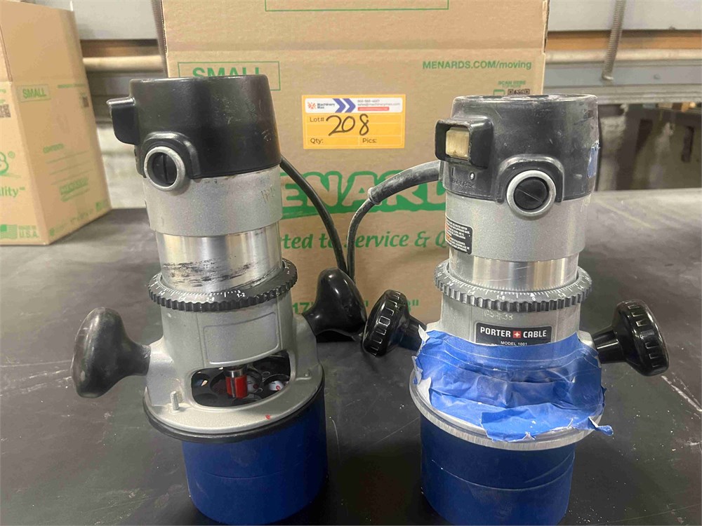 Porter Cable Routers Qty. (2)