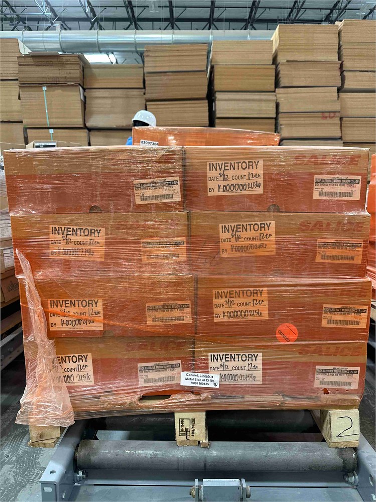 Pallet of Salice Side Profile H104 MM White 2 Sided