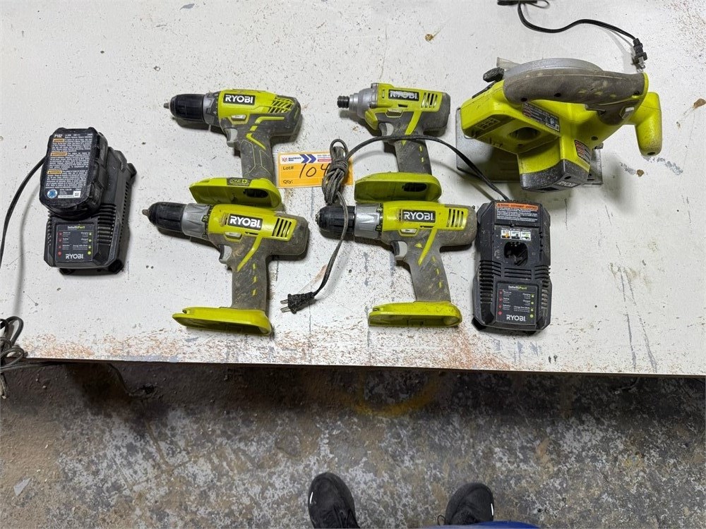 Mixed Lot of Ryobi Power Tools