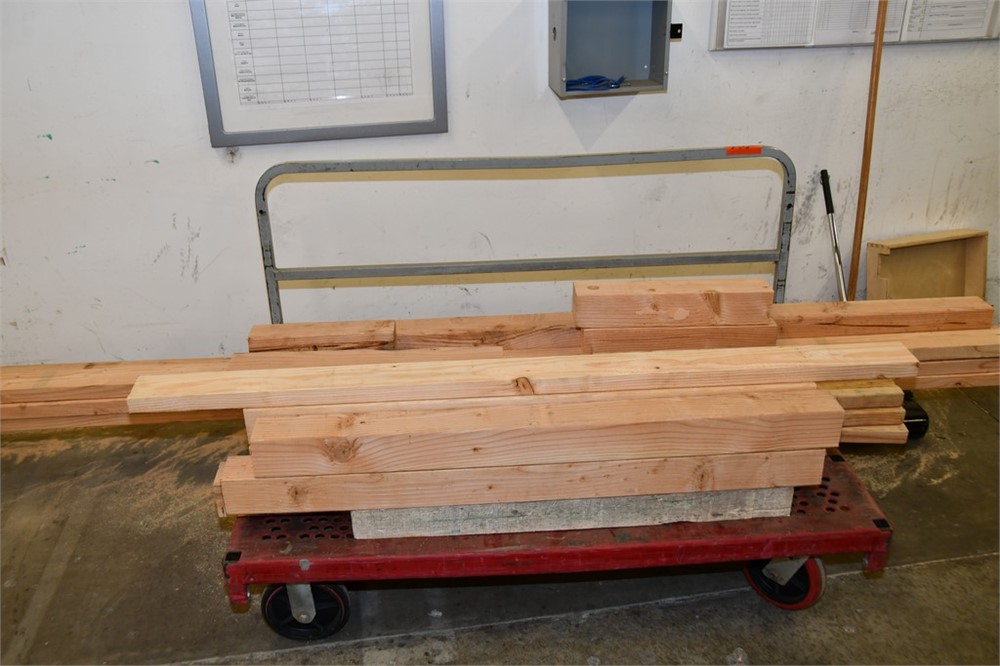 Rolling Cart W/ Lumber