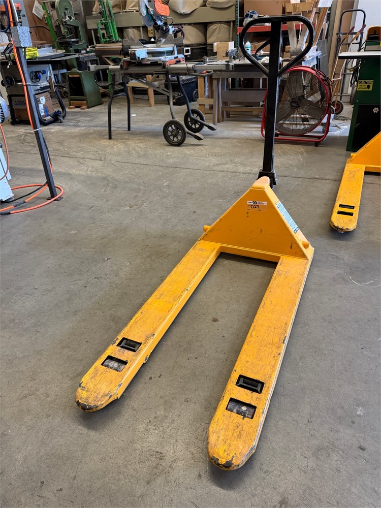 Yellow Pallet Jack