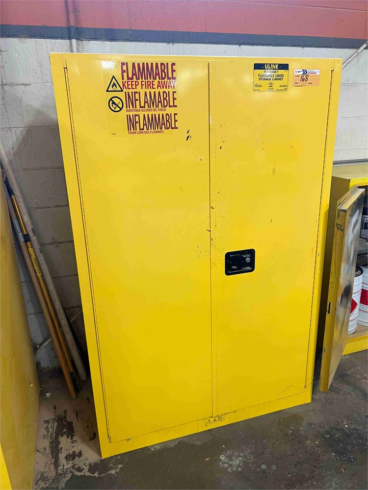 Flammable Liquids Cabinet & Contents