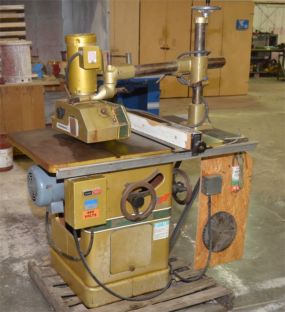 Powermatic "66" Table saw with power feeder