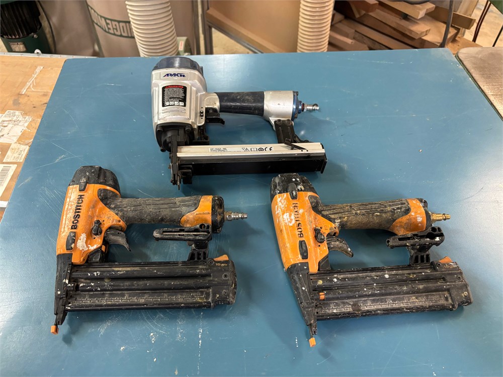 Lot of Pnuematic Nailers (Qty3) - as pictured
