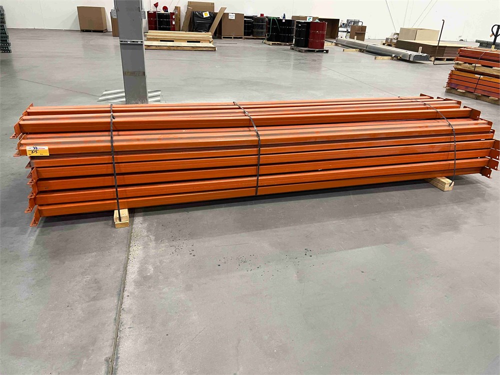 Lot of Racking Uprights 144"L - Qty (32)