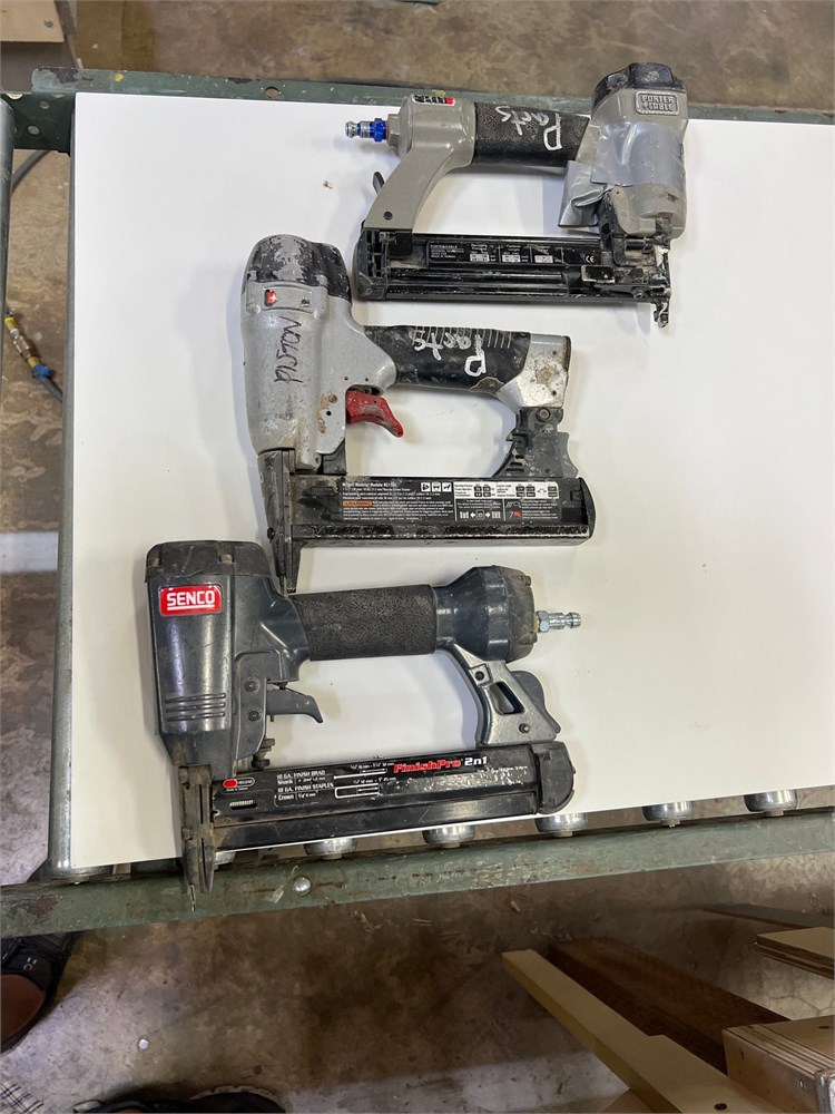 Three (3) Pneumatic Nailers