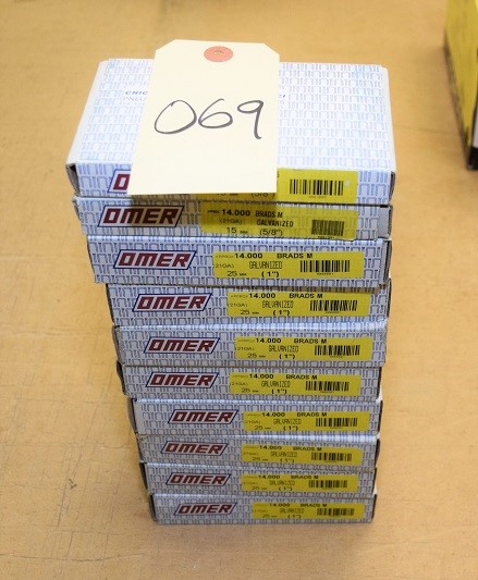 (10) BOXES OF OMER PINS 5/8"