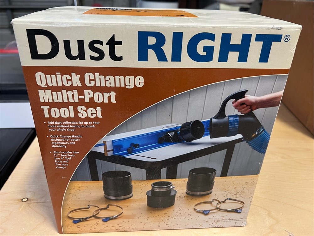 Dust Right Quick-Change Multi-Port Tool Set