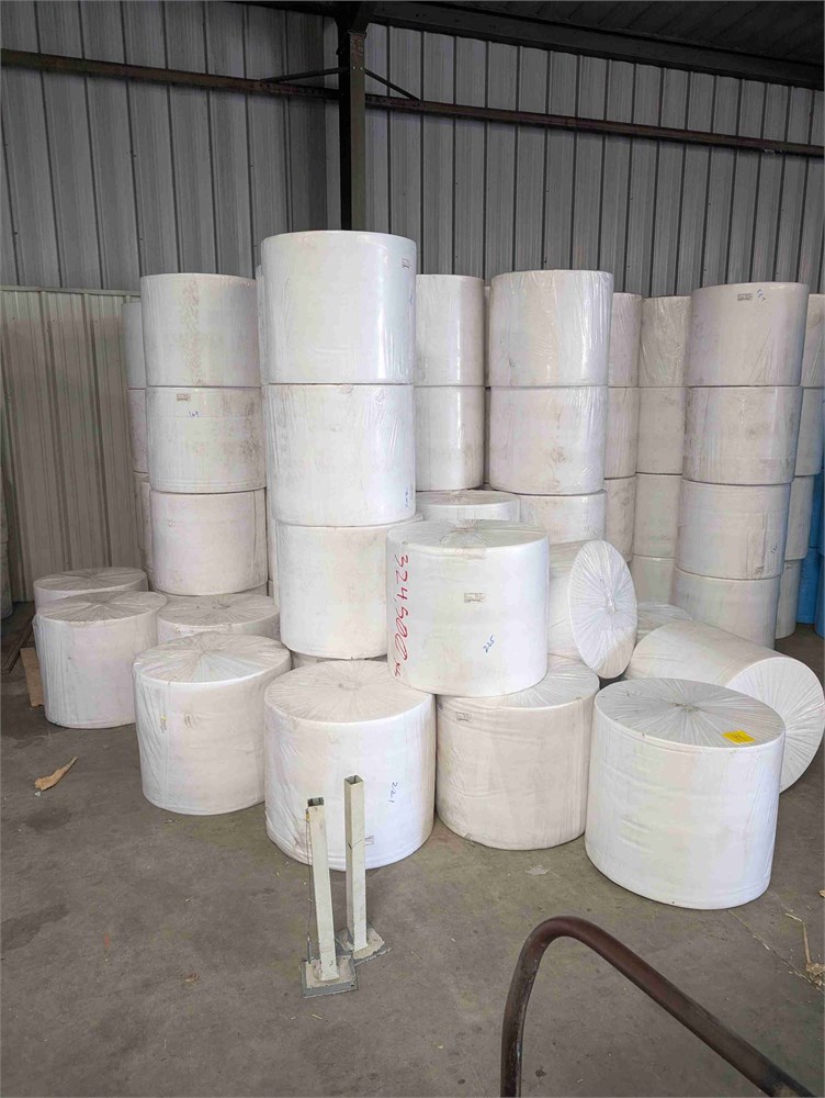 White PP Spunbound non-woven fabric rolls Qty. (292)