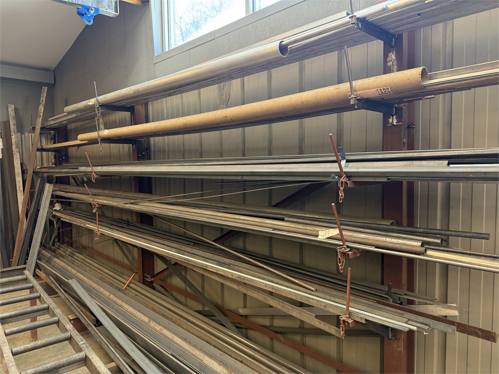 Lot of Iron & Adjustable Rack