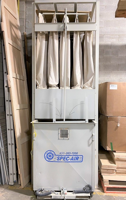 SPEC AIR BAG SYSTEM DUSTCOLLECTOR * MANUAL SHAKER, 10 HP