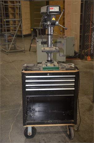 Drill press & tool box
