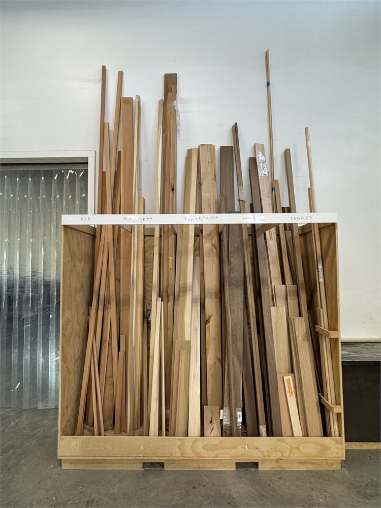 Hardwood Lumber with Storage Rack