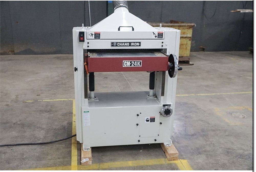 CHANG IRON CM-24K SURFACE PLANER WITH SPIRAL CUTTERHEAD (2017)