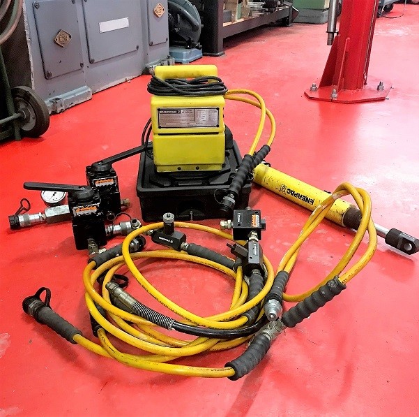 ENERPAC PUJ1401B HYDRAULIC PUMP * 1/2 HP, 115V, COMPLETE WITH ALL ACCESSORIES