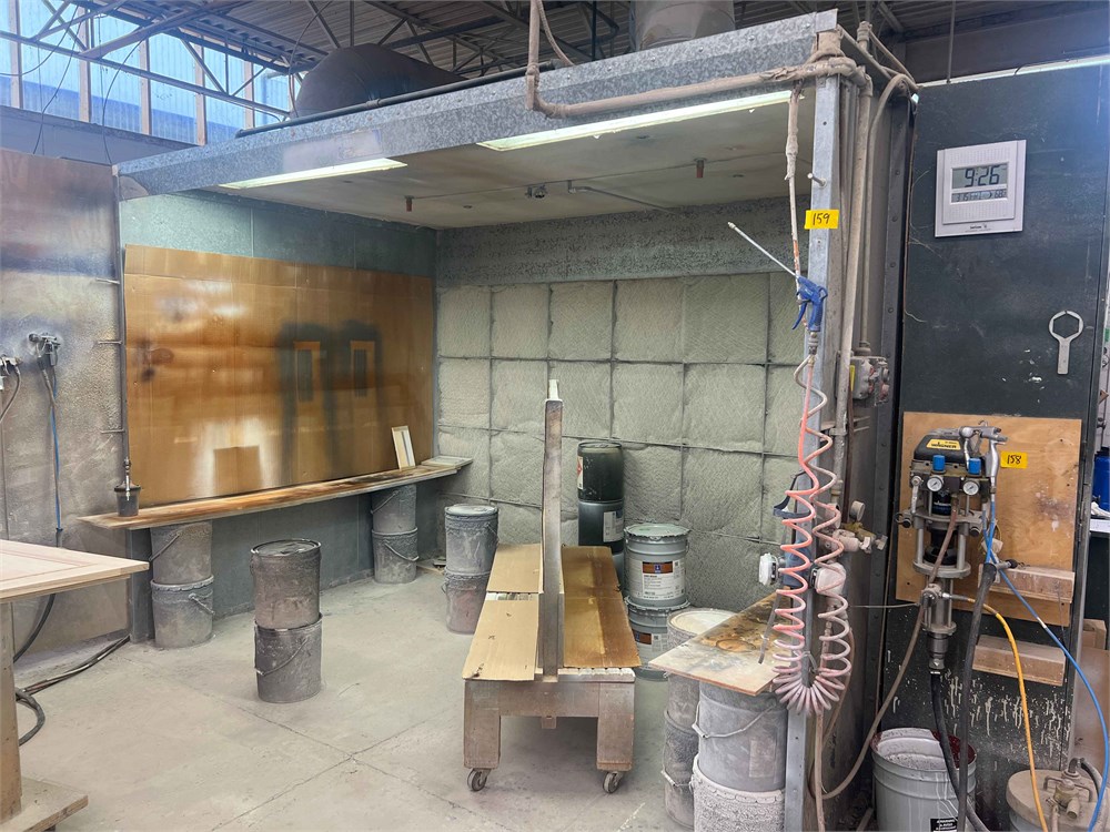 Open Face Spray Booth