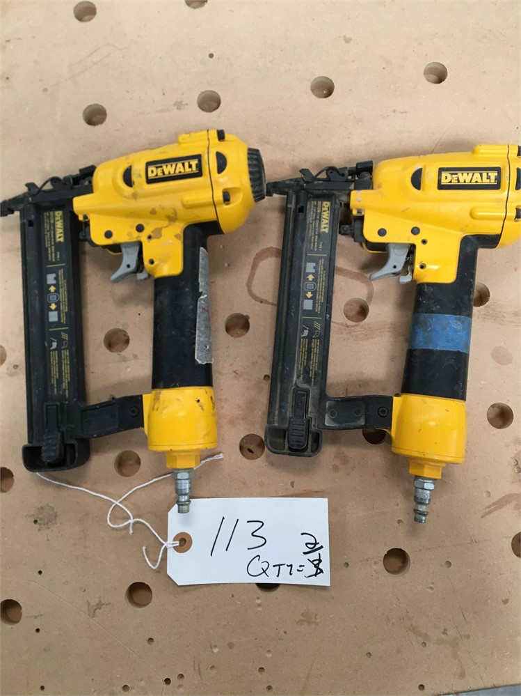 Two DeWalt "D-51236" Nailers/Staplers