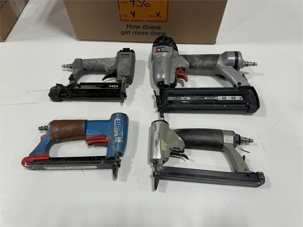 Lot of Pneumatic Nailers - Qty (4)