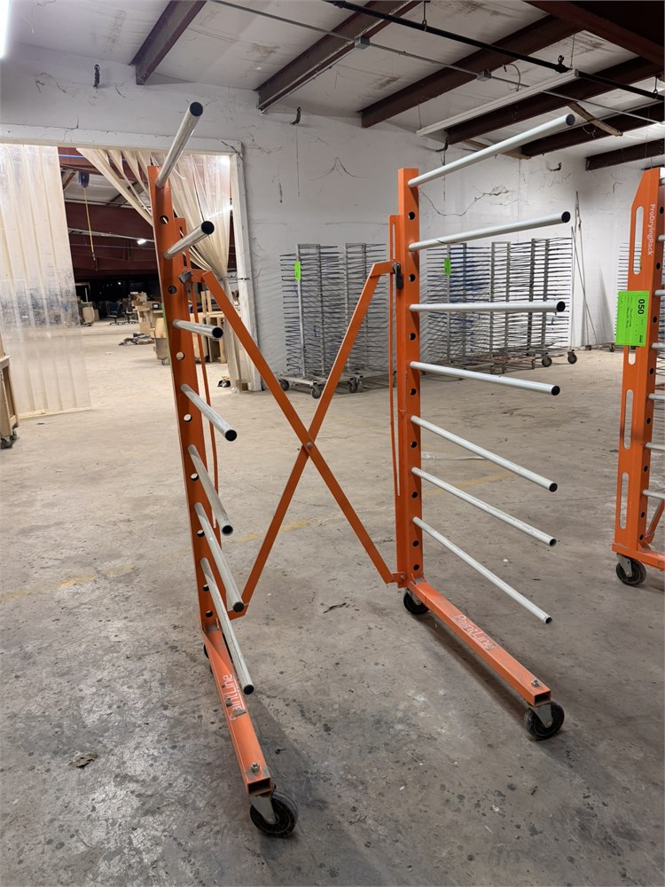 Mobile Adjustable Panel Drying Rack