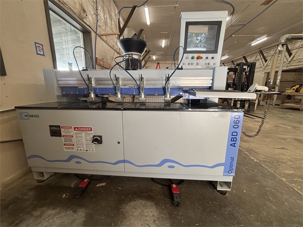 Homag "ABD 060 12/6A" CNC Drilling & Dowel Inserter (2017)