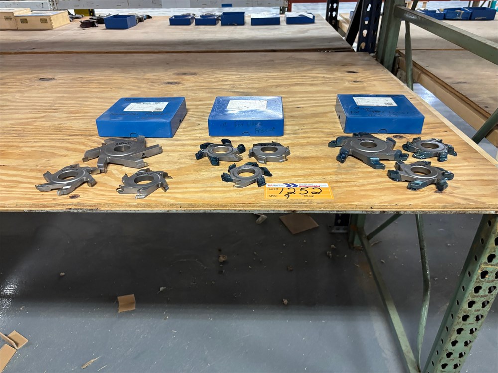Lot of Cutter Heads - Qty (9) - as pictured