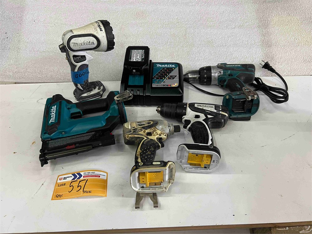 Makita 18 Volt Cordless Tool Set, Battery & Charger