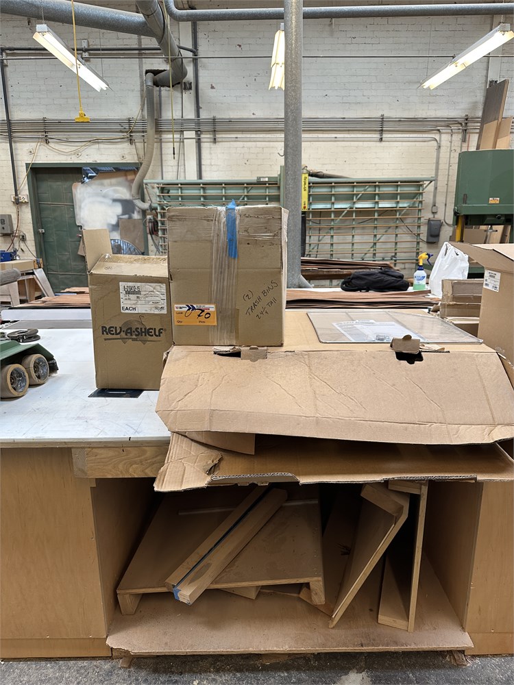 Swing Lever Drawers w/Sink Trash Bins