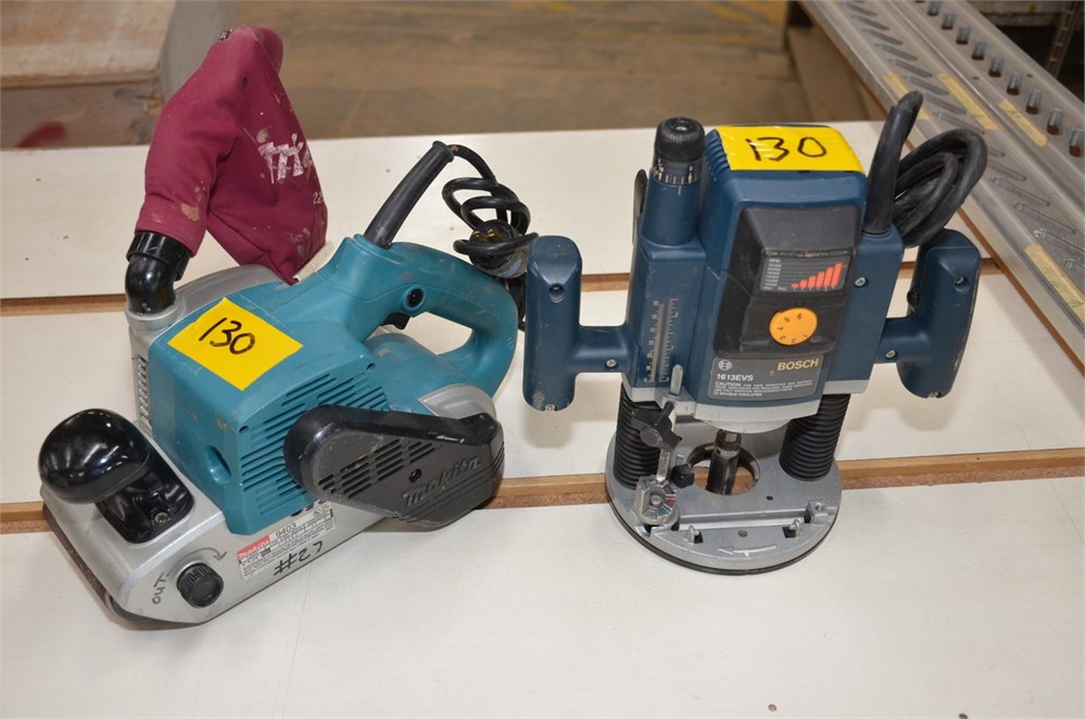 Bosch Router and Makita Sander