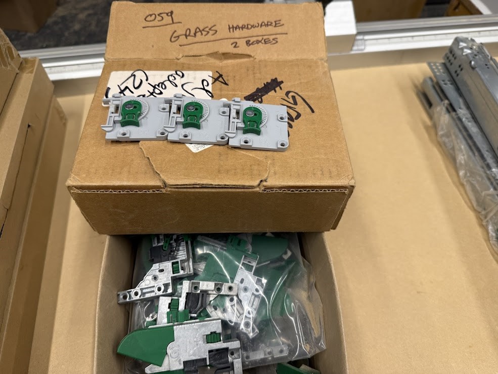 (2) Boxes of Grass Hardware