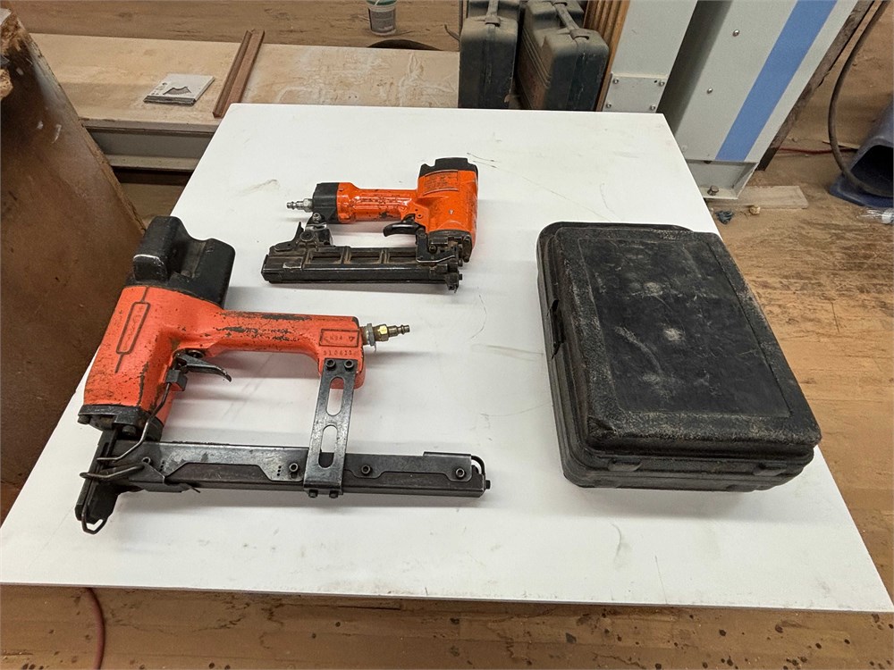 (2) Pnuematic Nailers w/ "6 Ton" Bottle Jack