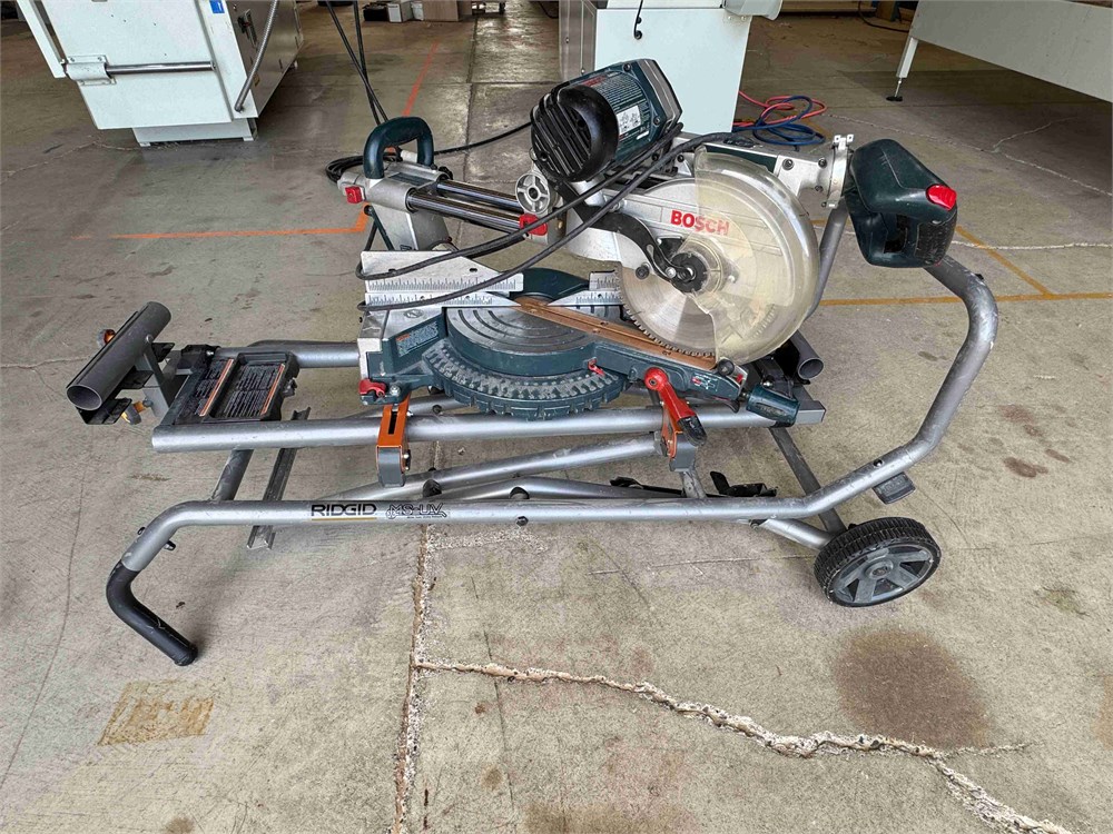 Bosch "4410L" Miter Saw & Ridgid Mobile Work Stand