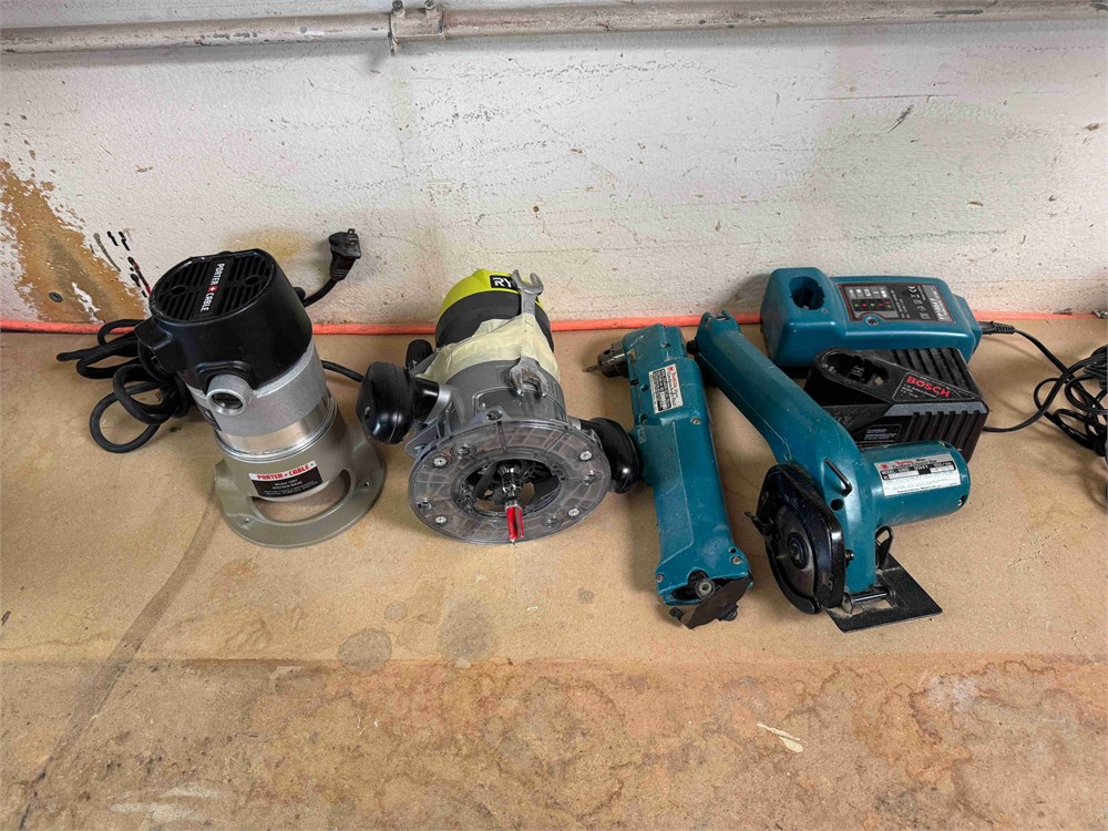 Routers, Drill, Saw