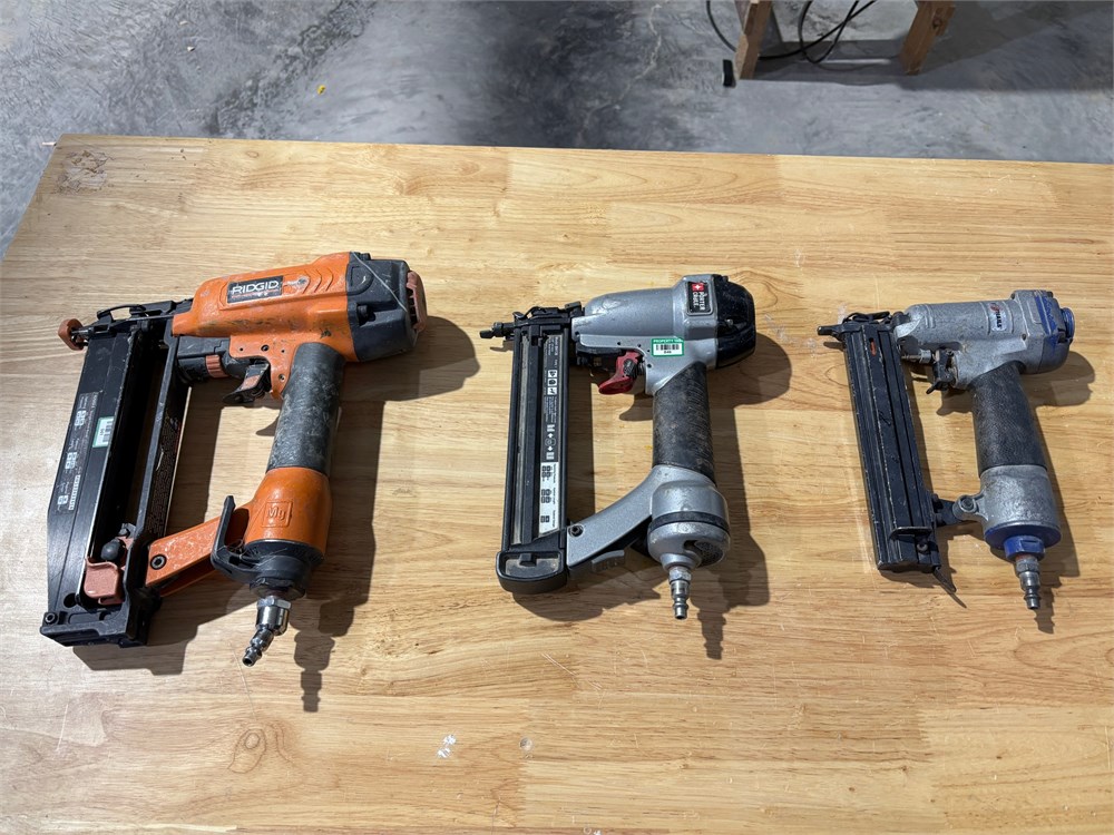 (3) Pneumatic Nail Guns