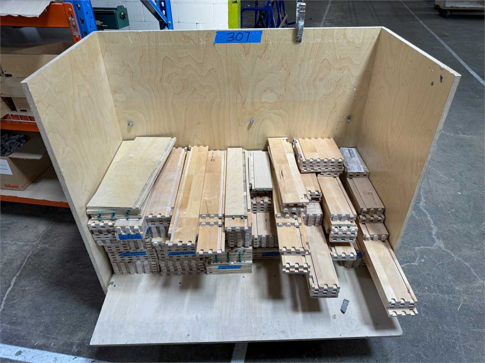 Dovetail Drawer Components with Cart