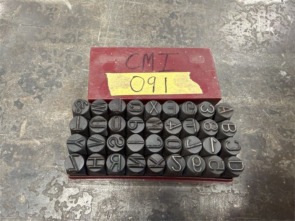 CMI 36pc 3/8" Steel Stamping Set