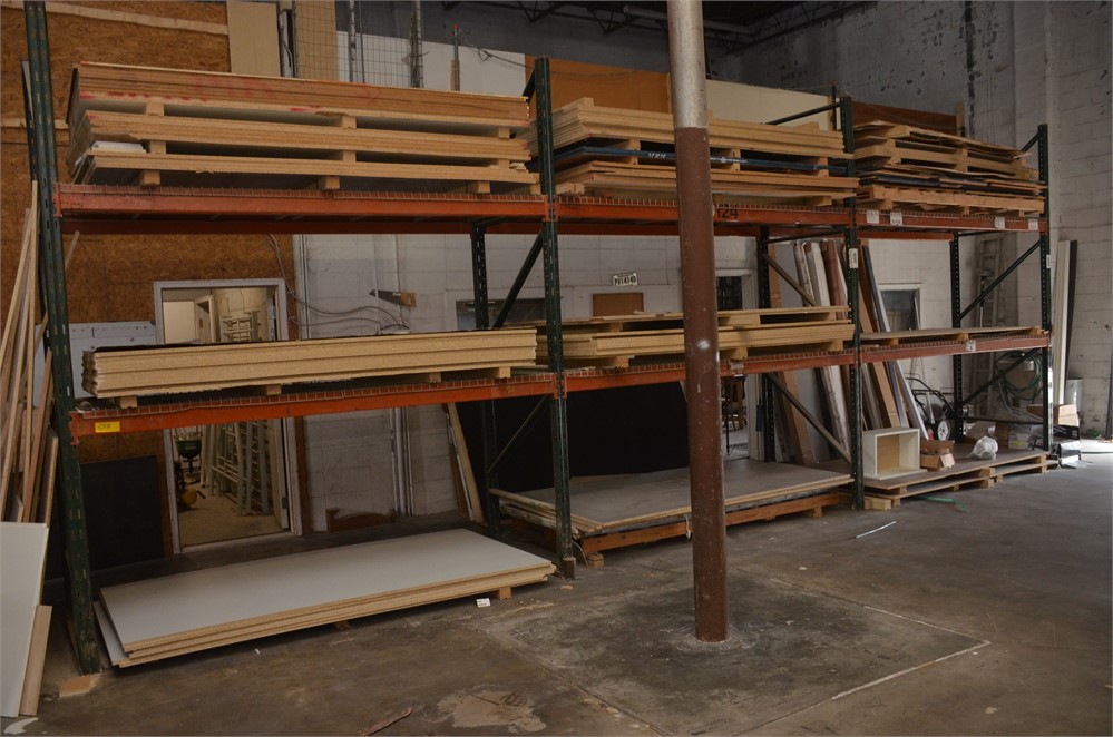 Material racks (3) sections