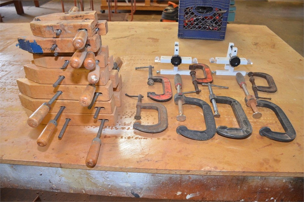 Lot of Clamps & Stops as Pictured - Qty (17)
