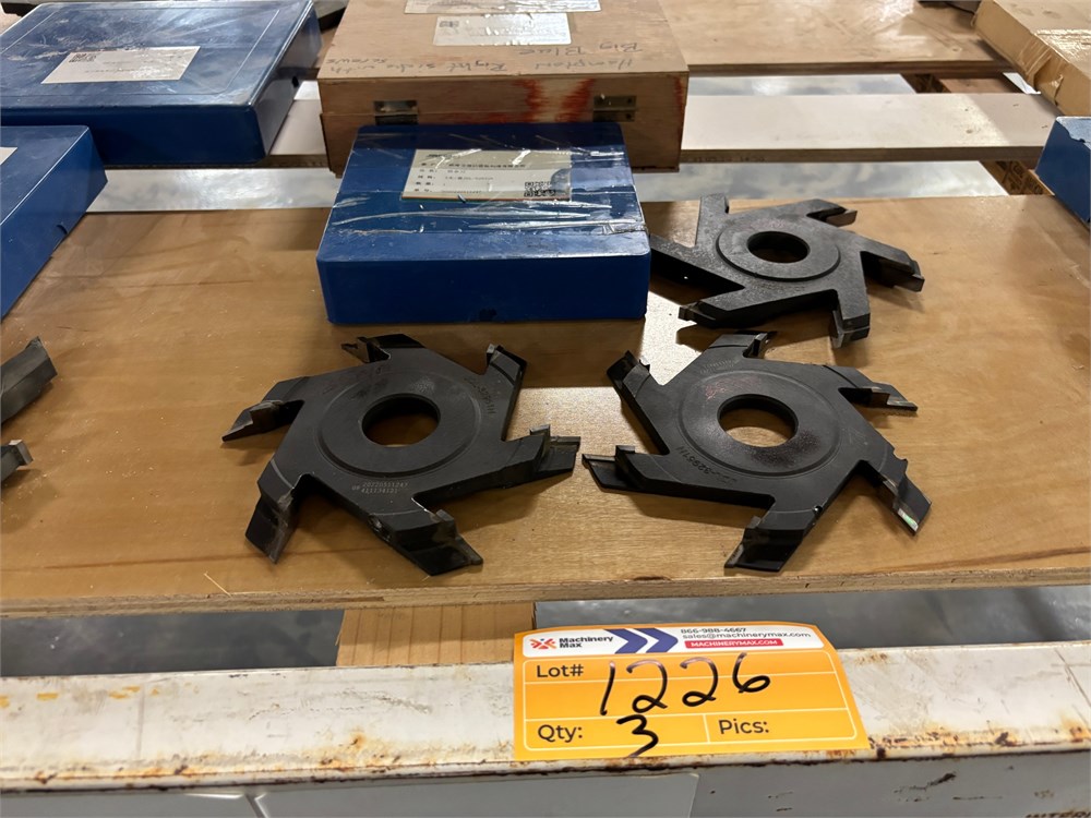 Lot of Cutter Heads - Qty (3) - as pictured