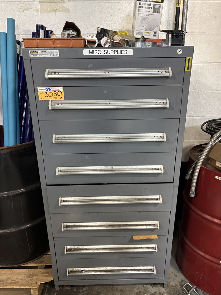 Storage Cabinet w/Contents