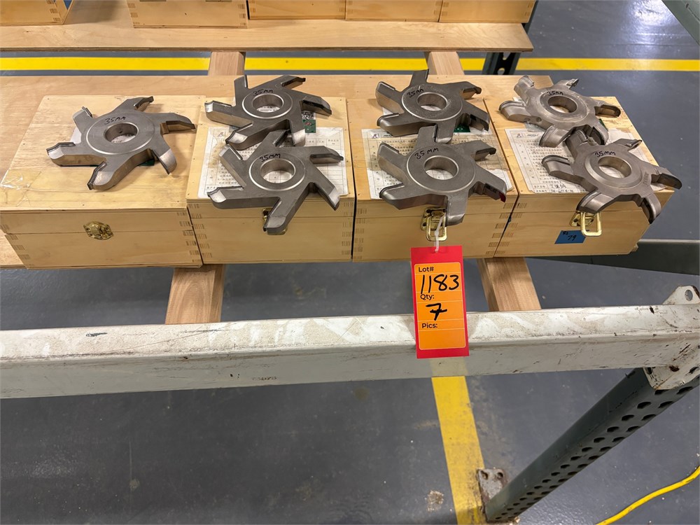 Lot of Cutter Heads - Qty (7) - as pictured