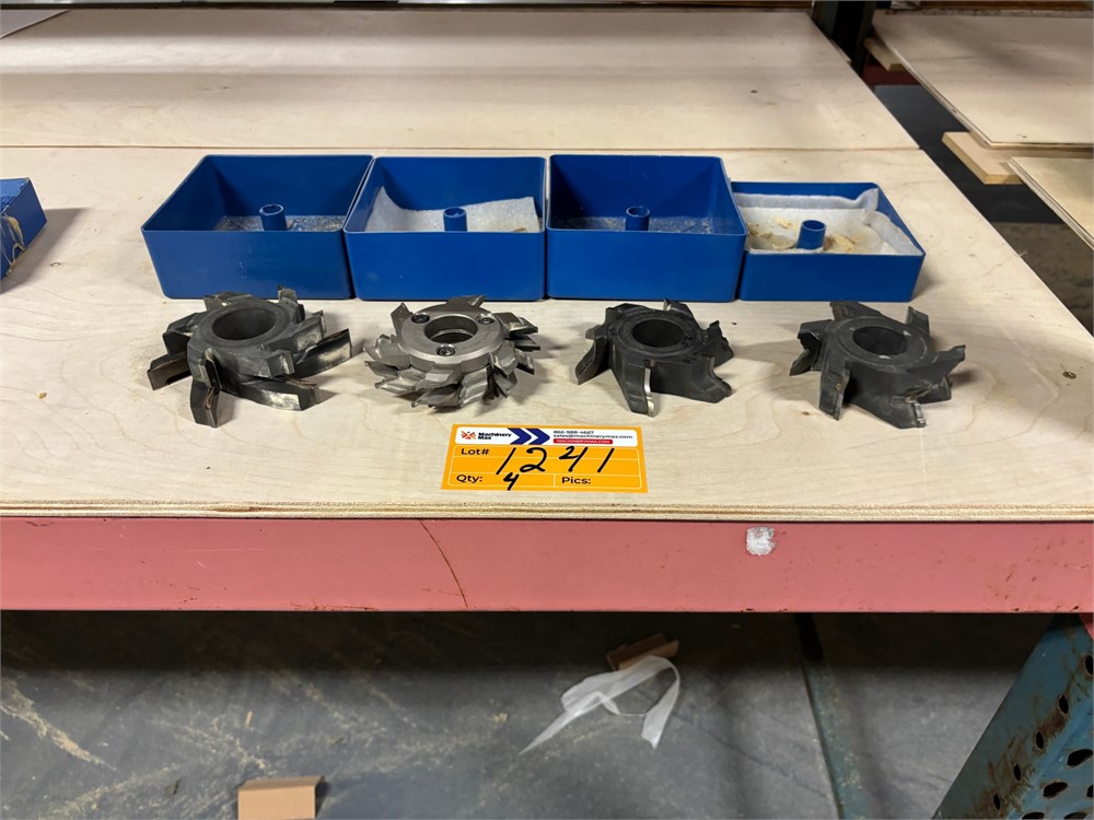 Lot of Cutter Heads - Qty (4) - as pictured