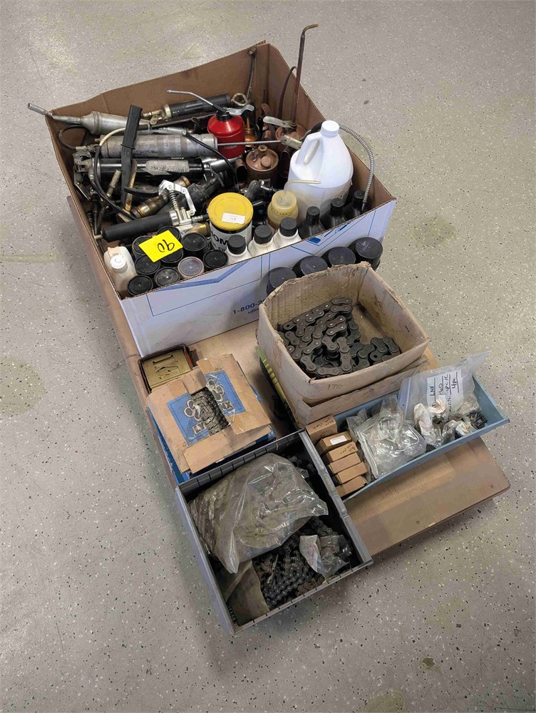 Chains, Lubricants/oils, grease and oil guns