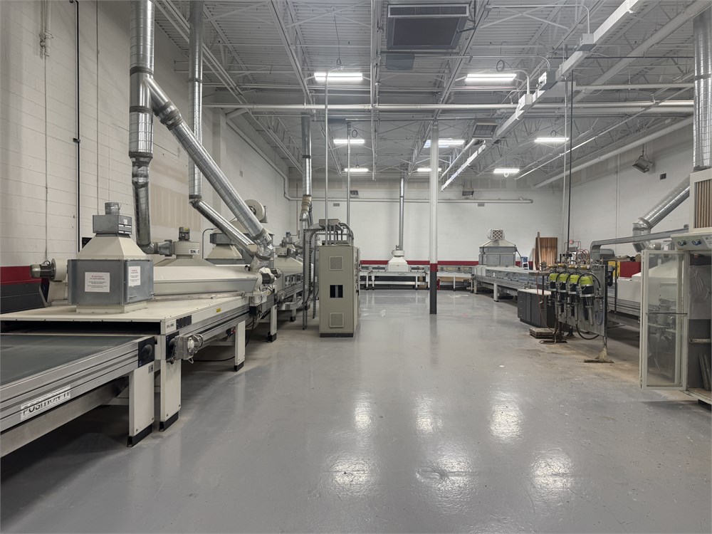 Superfici Flash-off & UV Curing Tunnel