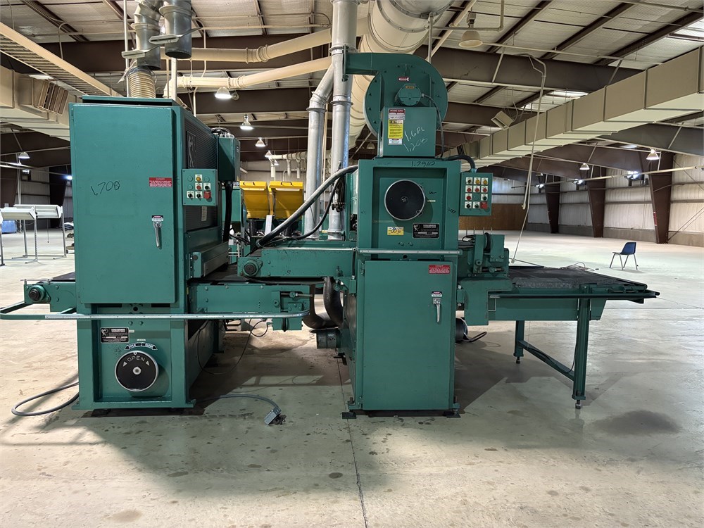 Timesavers "343-2HDABT" Top & Bottom Sanding Line