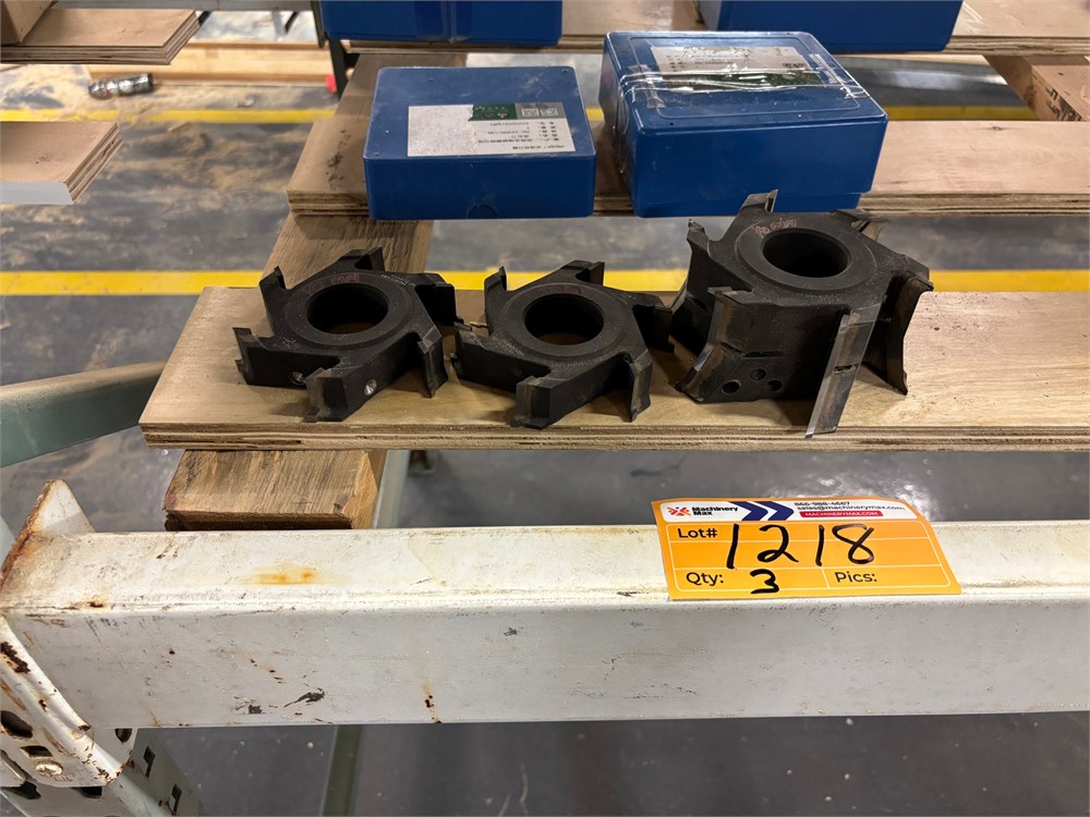 Lot of Cutter Heads - Qty (3) - as pictured