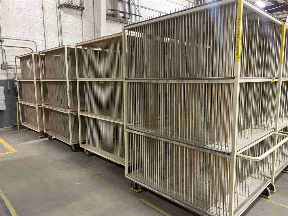 Lot of Sorting Carts