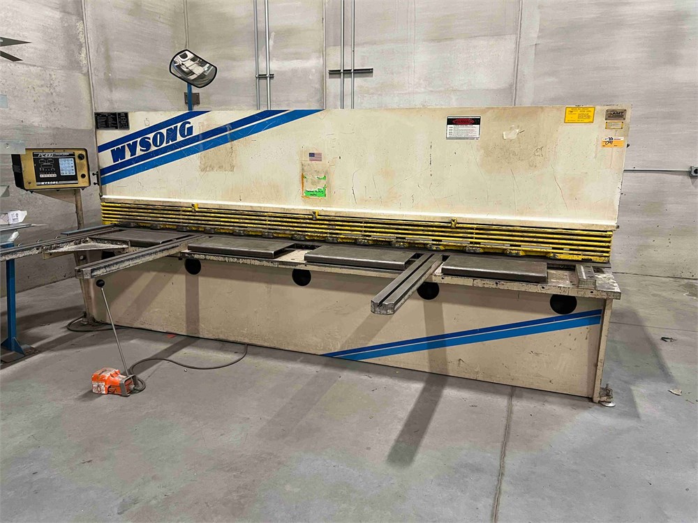 Wysong "H-2512" Hydraulic Shear - PLC
