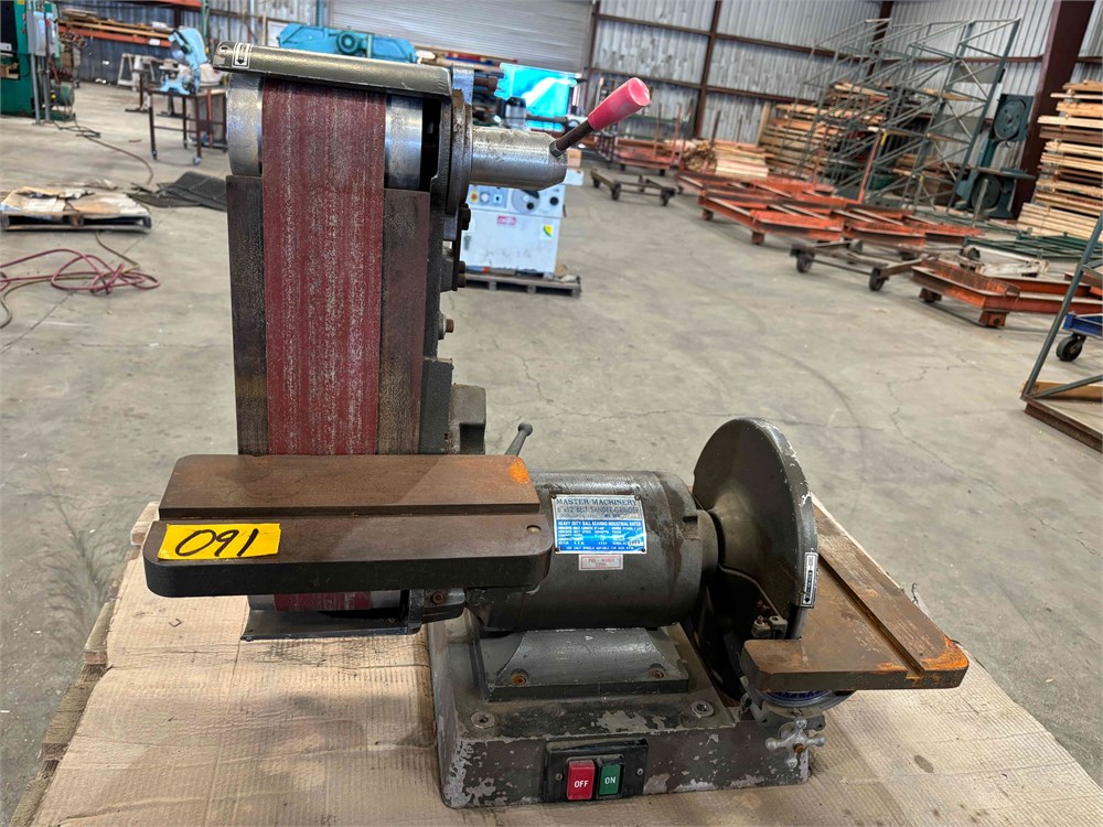 Master Machinery Belt and Disc Sander