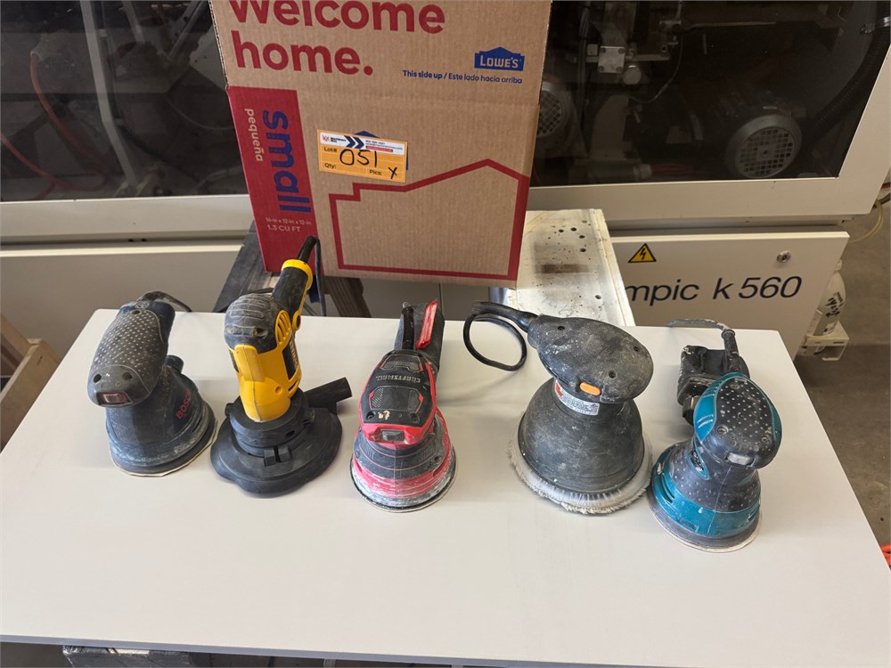 Lot of Palm Sanders - as pictured - Qty (5)