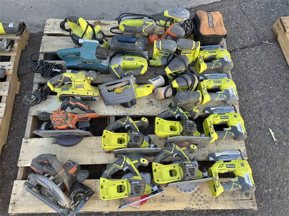 Ryobi, Makita and Ridgid Cordless Tools